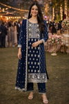 Hoor By Mrudangi Georgette Embroidered Work Readymade Suits Online Wholesale